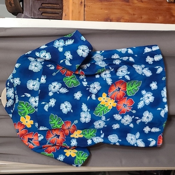 Kennington Ltd. California Mens Tropical Hawaiian Shirt VIBRANT Floral Sz L EUC - Picture 7 of 9
